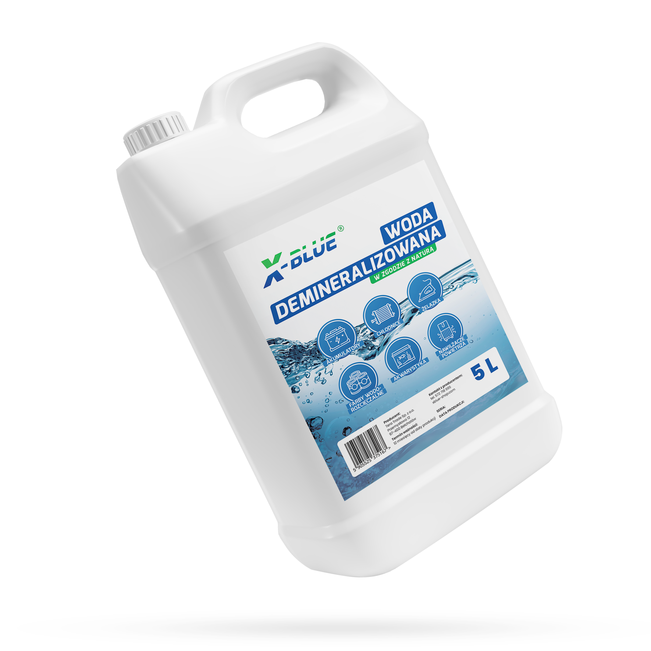 Paleta 41 szt. woda X-Demi w kanistrze 5l (Kopia) - obrazek 2