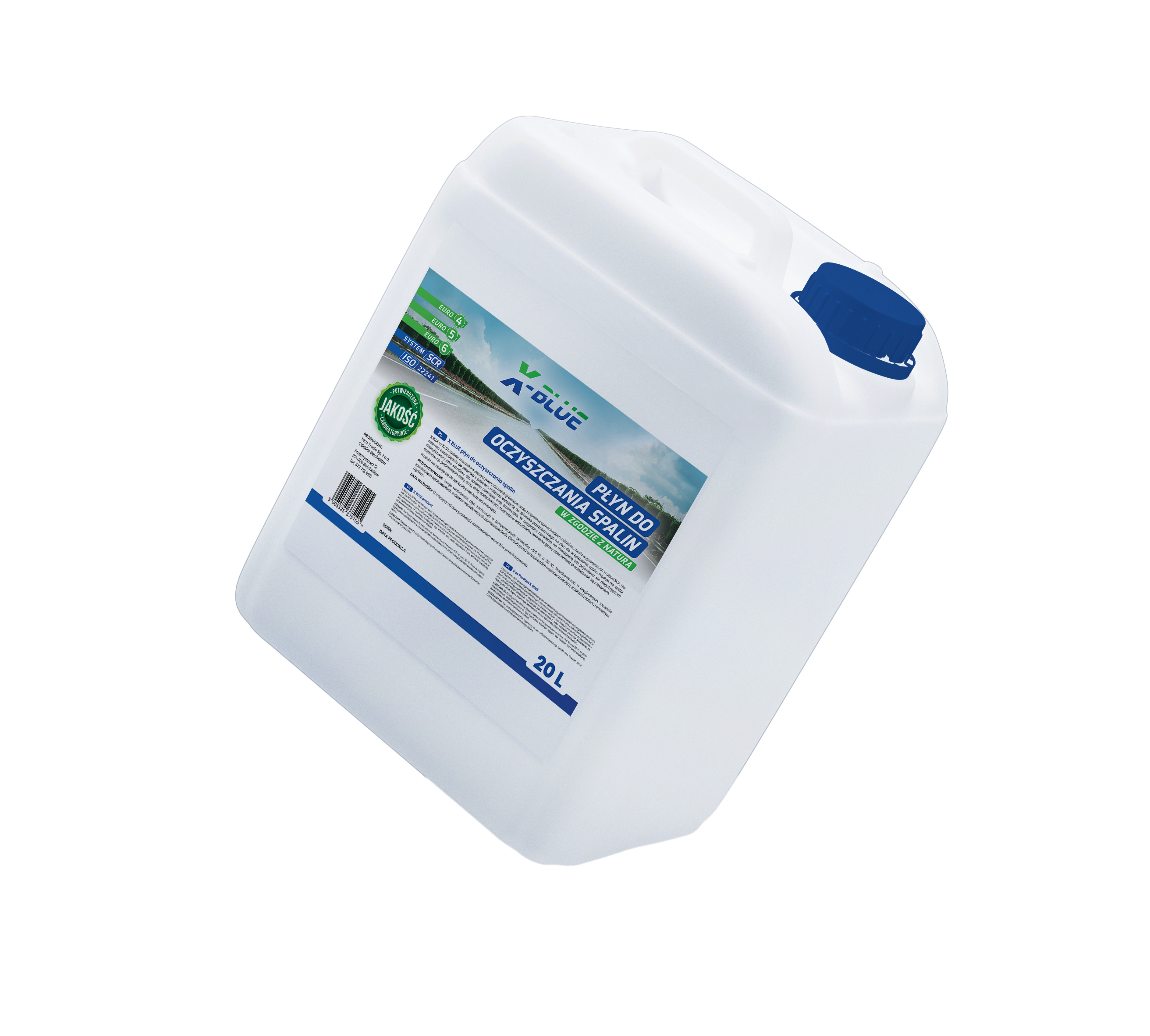 Paleta 30 szt. płyn X-blue w kanistrze 20l - obrazek 2