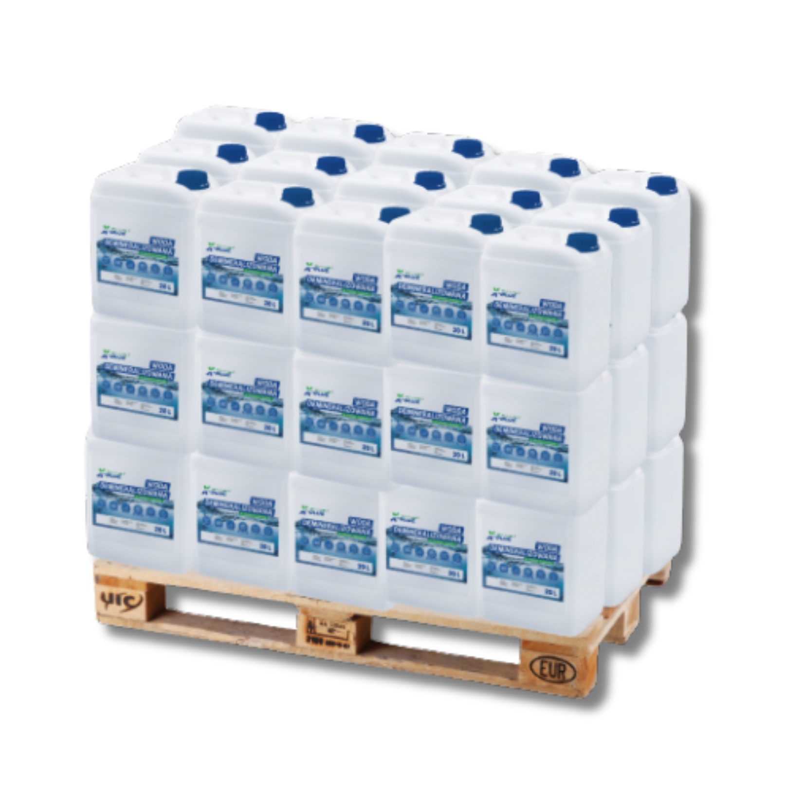 Paleta 45 szt. woda X-Demi w kanistrze 20l